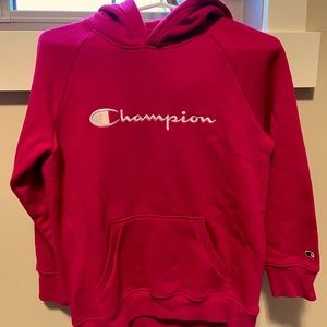Champion youth girls hoodie, size XL